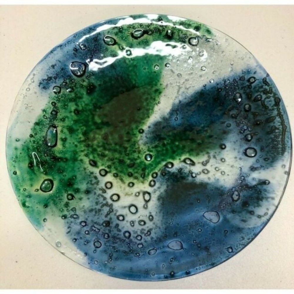 MS27 12 5/8" Rare‎ Blue Green 2x blown gl - Picture 5 of 6